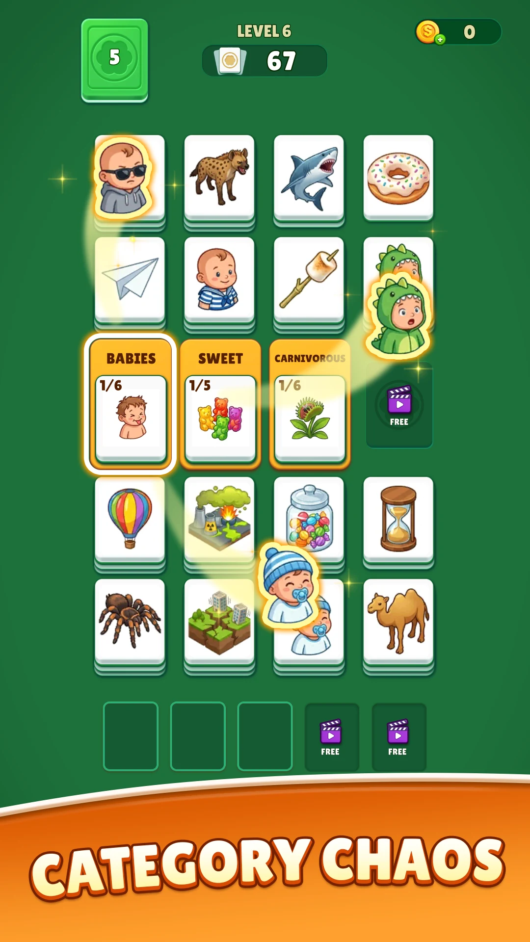 Solitaire Sort Word Puzzle screenshot