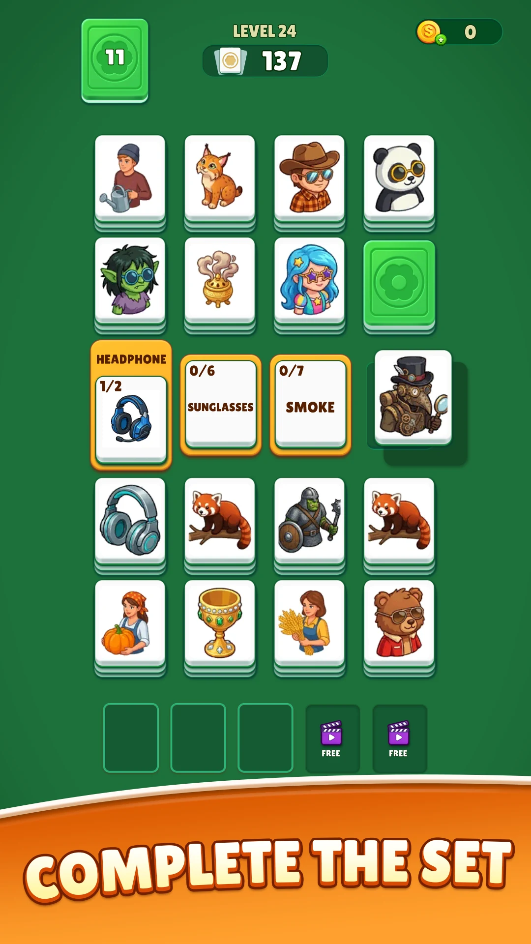 Solitaire Sort Word Puzzle screenshot